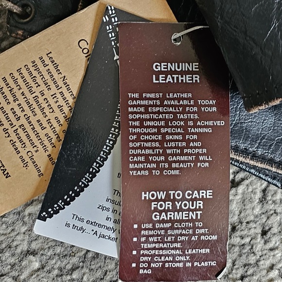 Vintage Unik Biker Jacket USA  Zip Outer Liner  XXL  Chest 44" - Picture 5 of 10